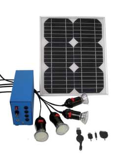 LED Light Solar System   10W Solar Panel  