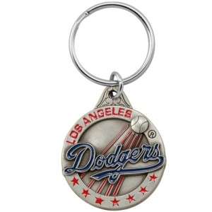 Los Angeles Dodgers   Logo Pewter Keychain, Free Ship  