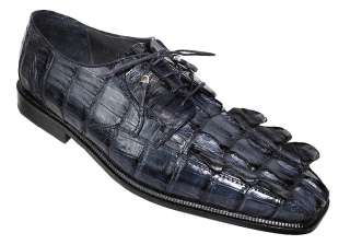 These Shoes Have 2 Gaint Nile Hornback Crocodile Tails On Each Foot