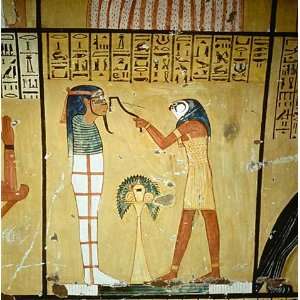 Kunstreproduktion Ägyptische Malerei Mundöffnungsritual 