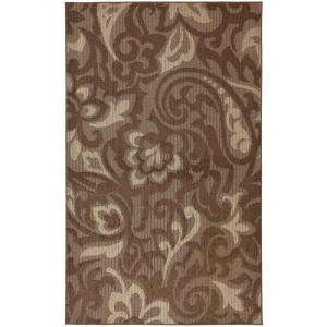   ,Taupe and Coconut 5 Ft. X 8 Ft. Area Rug 289232 