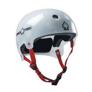 PROTEC   Classic Bucky Lasek Translucent White Skatebaord Helmet (NEW 