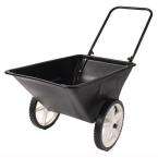 Cubic Foot Lawn Cart with 14 in. Garden Spoke Wheels