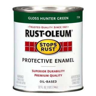  Hunter Green Gloss Protective Enamel Paint 7738502 