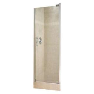 Keystone By MAAX Alexa 24 1/2 In. to 26 1/2 In. Swing Open Shower Door 