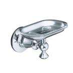 Antique Wall Mount Soap Dish in Polished Chrome