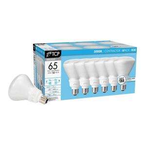 TCP 14 Watt (65W) R30 Daylight CFL Light Bulbs (6 Pack) 8CPR3014650K 