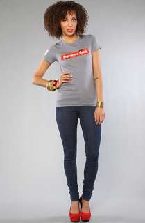 Married to the Mob The Queen B Tee in Slate  Karmaloop   Global 