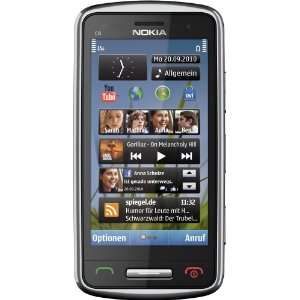 Nokia C6 01 Handy (Ohne Branding, 8,1 cm (3,2 Zoll) Display 