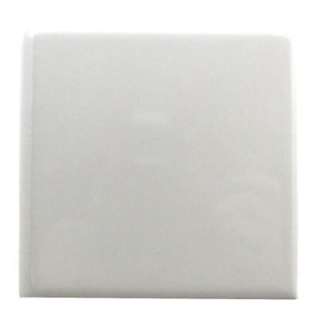 Daltile Semi Gloss 4 1/4 in. x 4 1/4 in. White Ceramic Bullnose Wall 