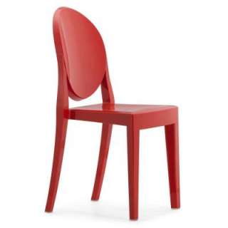 ZUO Anime Armless Chair Red, Set of 4 106203  