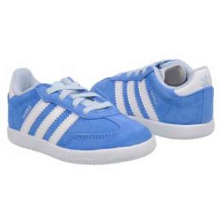Athletics adidas Kids Samba Suede Toddler Fresh Blue/Wht/Blue Shoes 