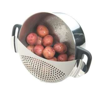 NEW Fox Run # 19230 Stainless Sieve Double Handle Pot Strainer  
