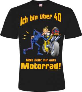 FUNSHIRT Geburtstag T Shirt 18 20 30 40 50 60 Rentner OLDTIMER S M L 