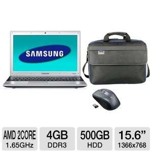 Samsung RV515 AO2 15.6 Notebook PC and Microsoft 39505 Laptop Slipcase 