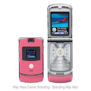 Motorola V3 Razr Unlocked GSM Cell Phone (Satin Pink)  