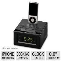 RCA RC130i Clock Radio Docking Station   Clock Radio, iPhone/iPod Dock 