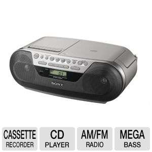 Sony CFD S05 CD AM/FM Radio Cassette Recorder 