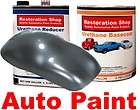 Dark Charcoal Metallic URETHANE BASECOAT Car Auto Paint