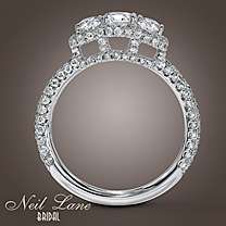   style designed by neil lane this elegant diamond engagement ring hosts