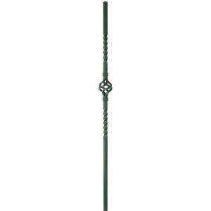 44 In. X 5/8 In. Black Iron Single Basket Baluster I552D 044 HD58D at 