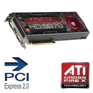 XFX Radeon HD 5970 Video Card   2GB GDDR5, PCI Express 2.0, CrossFireX 