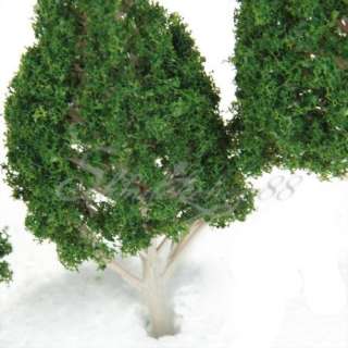 5x Silberpappel Laubbäume Bäume Baum Modell für Spur H0 6.5 13cm 