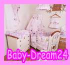 5tlg Himmelset Baby Bettwäsche Hunde rosa für Babybett