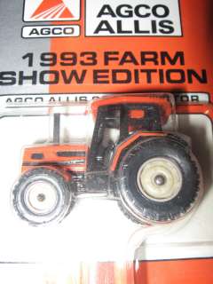 Ertl 1/64 farm toy tractor Agco Allis tractor 6680 1993 Farm Show 