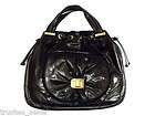 NWT JUICY COUTURE Black Monaco Genuine Leather Shoulder Hobo Tote Bag 