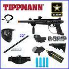 Tippmann US Army Carver One EGRIP CQB Paintball Gun Package w/ 22 