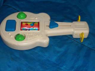 Vintage 1988 Playskool Busy Guitar Baby Activity Rattle  