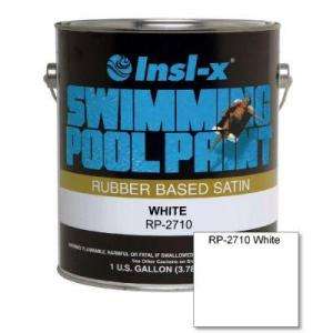   Satin Rubber Based White Swimming Pool Paint RP2710 