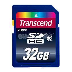 Transcend 32 GB SDHC Class 10 Memory Card TS32GSDHC10  