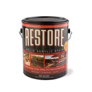 Restore 1 Gal. Water Based Exterior Wood and Concrete Stain 47000 at 