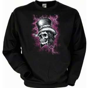 Skelett Gothic Totenkopf Knochen Dark fantasy Skull Sweatshirt in 