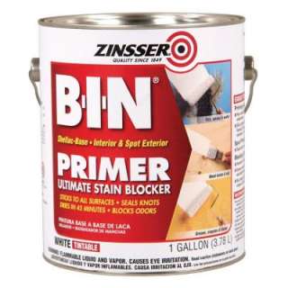 Zinsser B I N 1 Gal. Shellac Based White Primer Sealer 182406 at The 