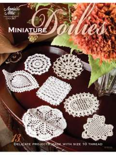 MINIATURE DOILIES Crochet Pattern Book, NEW, 13 Designs  