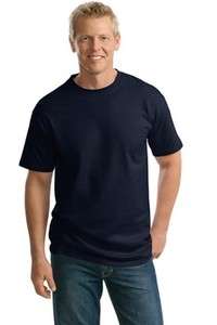   Company Tall Essential T Shirt 12 Colors SZ LT 4XLT Made By Hanes NEW