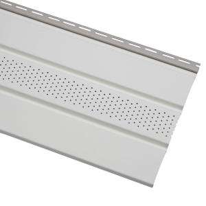   T4 C 144 In. White Vinyl Vented Soffit EVS12CP04H 