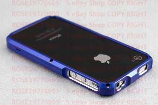 PR0400 I Blue Aluminium Bumper Metal Case Cover f. Genuine Apple 