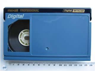 MAXELL B D32 (small) DIGITAL BETACAM Profi Video Kassette NEU (EU Shop 