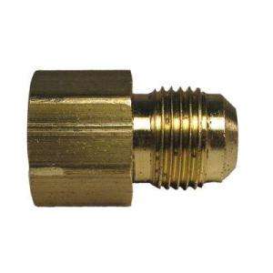 Watts 5/8 in. x 1/2 in. Brass Flare x FPT Coupling A 360 at The Home 