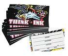 Tattoo Supplies Professional Business Cards 50 Pack Set Appointment 