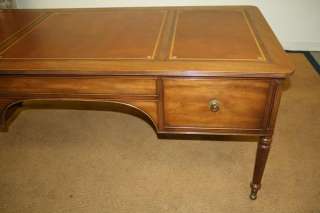 KITTINGER French walnut antique STYLE vintage executive office table 