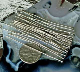   Plated Headpin Silver Plated Flat Head Pin Finding m06 PICK  
