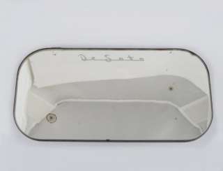 Vintage DeSoto Automobile Rear View Car Vanity Mirror Early 20c  