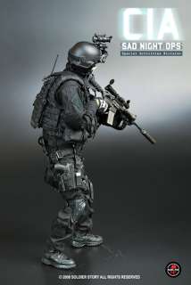 Hot 1/6 SOLDIER STORY CIA SAD NIGHT OPS Toys SWAT USMC MP4 357 Ranger 