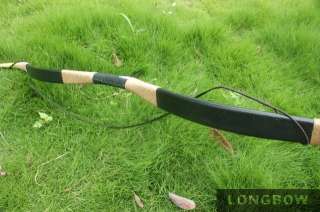 Asia Traditional handcrafted OX Horn Part Longbow Leather Recurve bow 