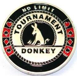 TOURNAMENT DONKEY silver color Card Guard Protector  
